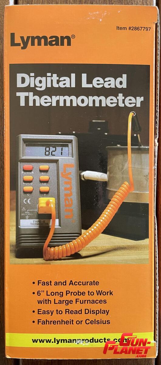 Lyman termometro para plomo 