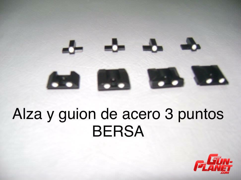 Von Custom  Alza y guion de acero 3 puntos para BERSA