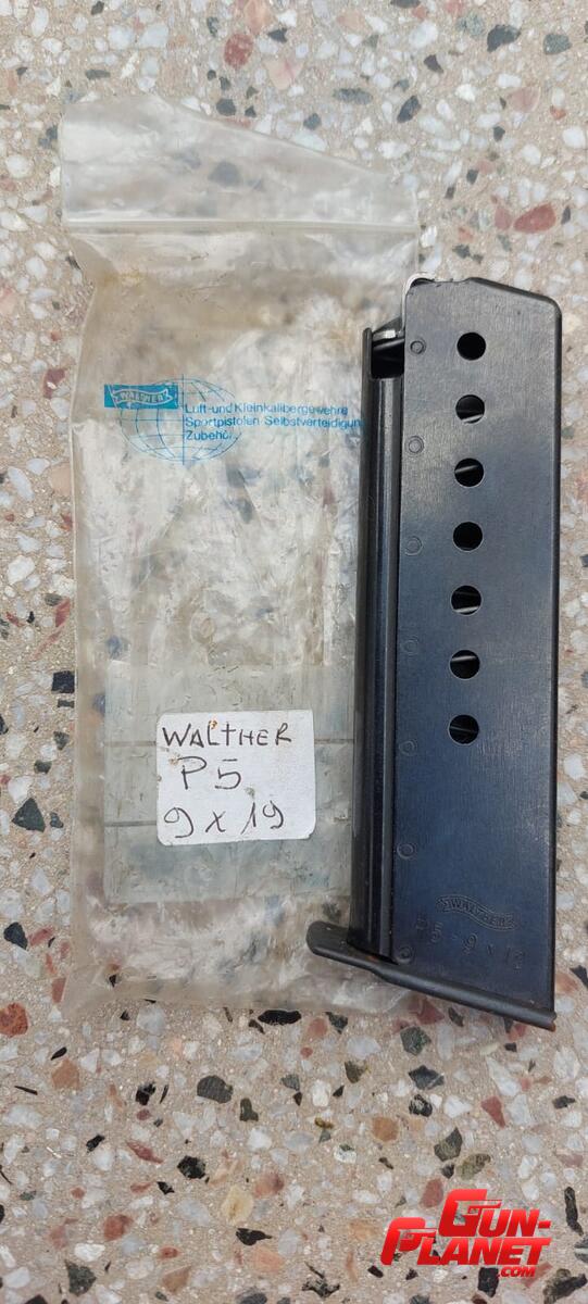 Walther Cargador original de mod P5 cal 9mm