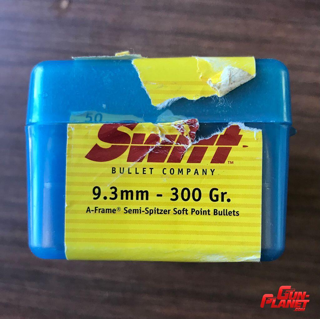 Swift Puntas cal 9,3mm de 300 grains A-frame semi spitzer soft point