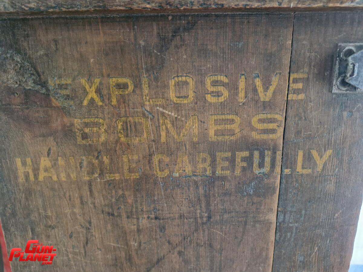  Cajón original de torpedos Bangalore (USA, 1944).