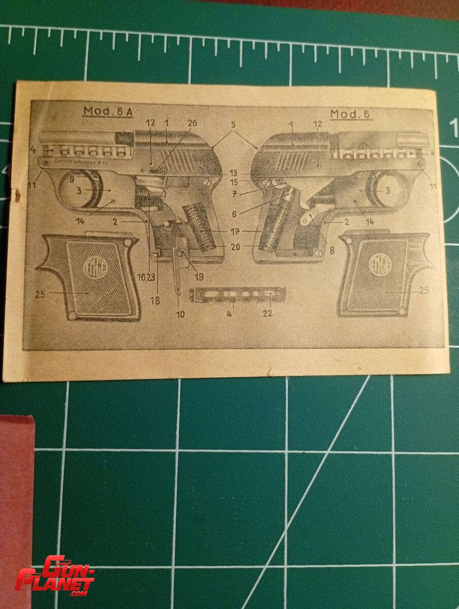  Pistola Em-Ge de fogueo