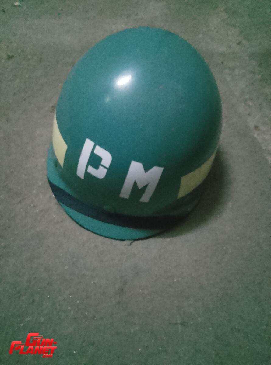  Casco de fibra PM reacondioionadas letras