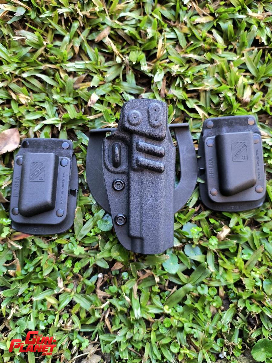 Houston PISTOLERA + 2 PORTA CARGADORES HOUSTON, PARA 1911.