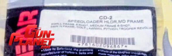 Safariland CD2 speedloader para S&W 27, Colt Python,  etc