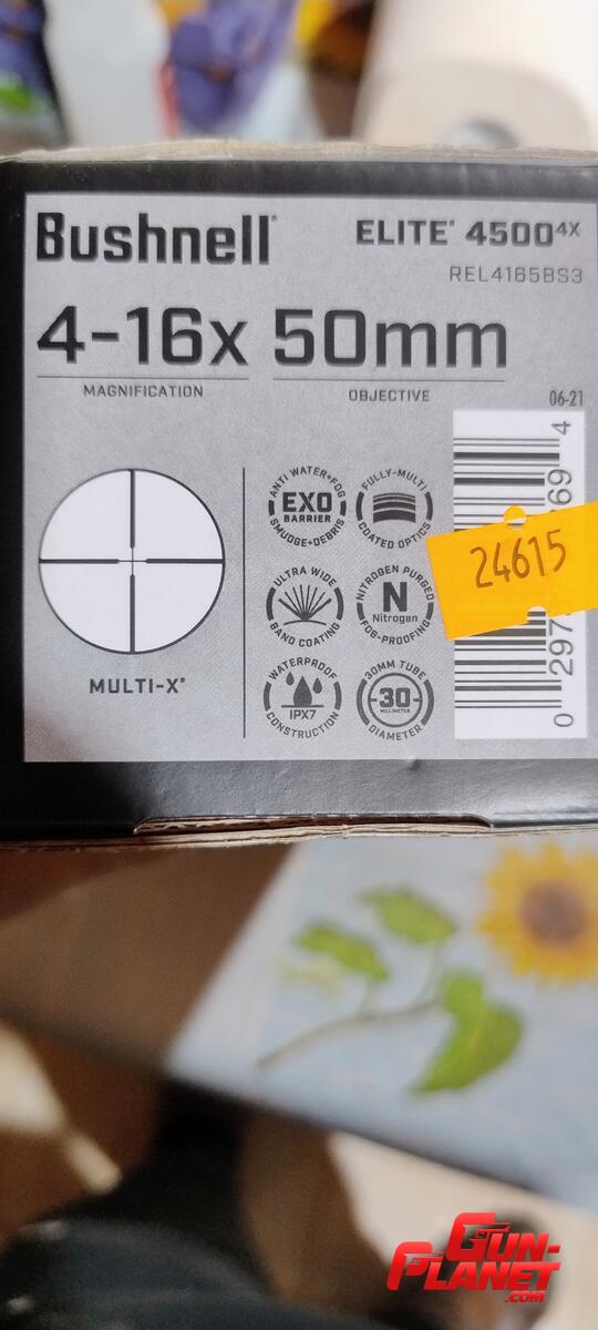 Bushnell  Elite 4500 4x Multix 4-16x50