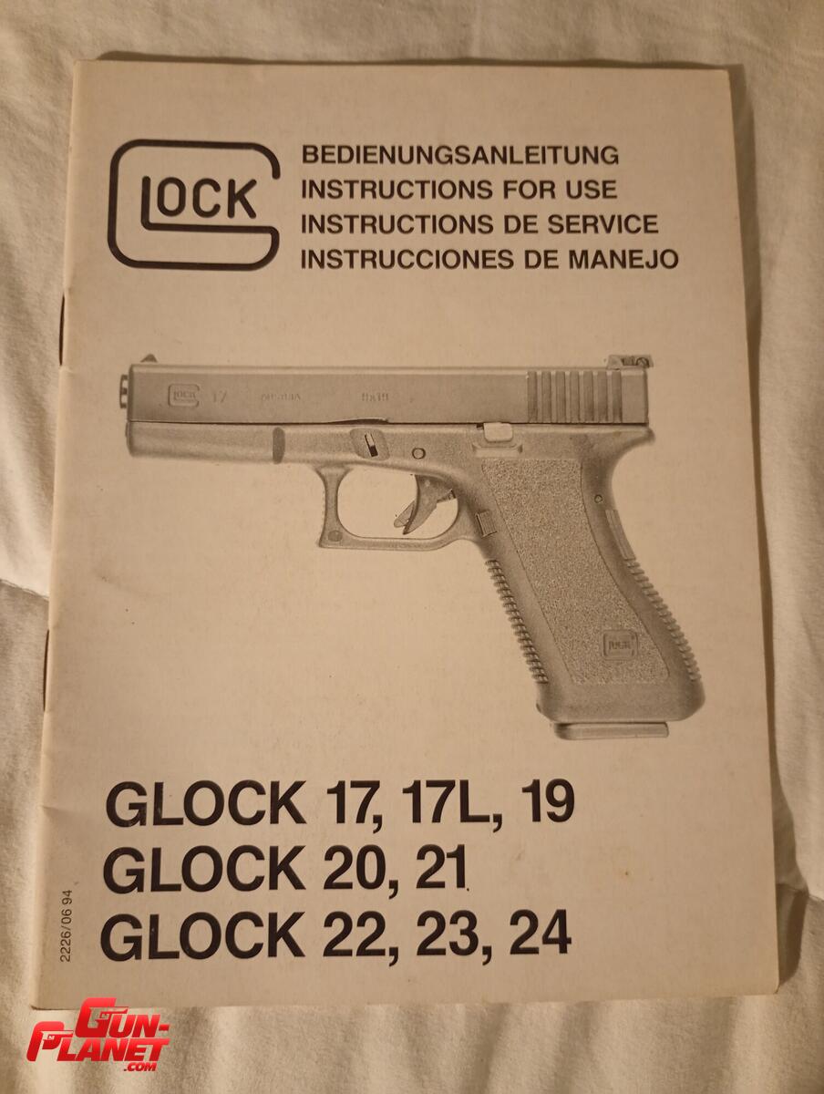  Manual Glock originales (x2)