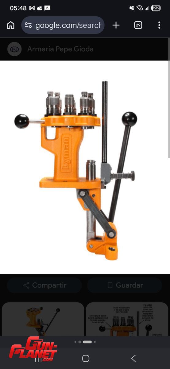 COMPRO Máquina de recarga Lyman,lee,dillon