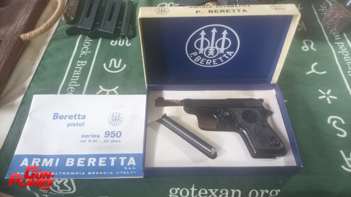 Beretta 950b calibre 25 auto, inmaculada.
