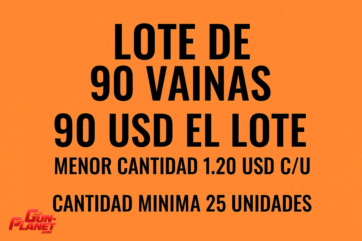  Lote de vainas cal 45 GAP