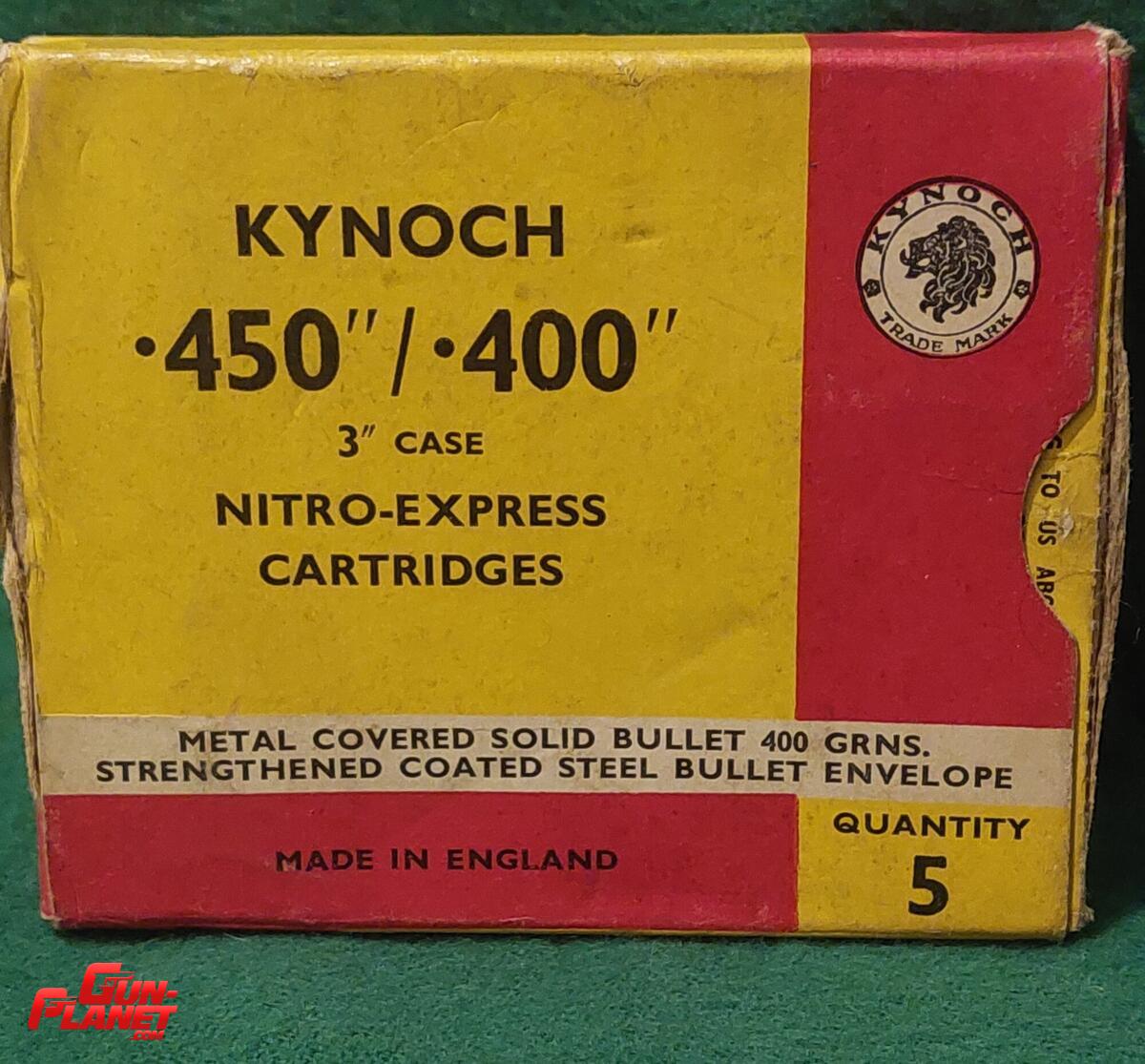  Kynoch  vainas 450-400