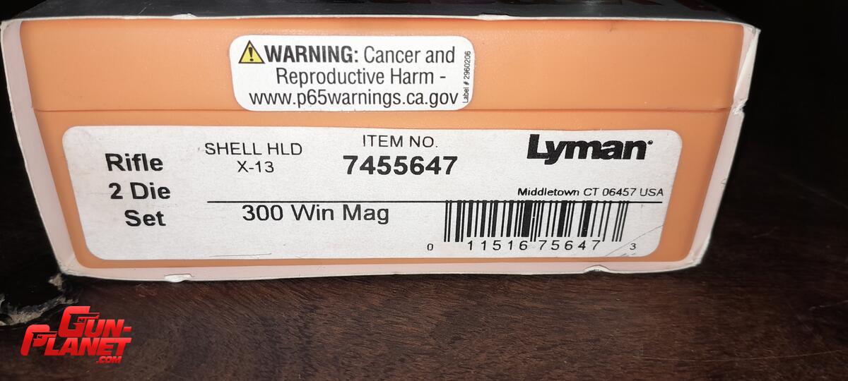 Lyman 300 win mag
