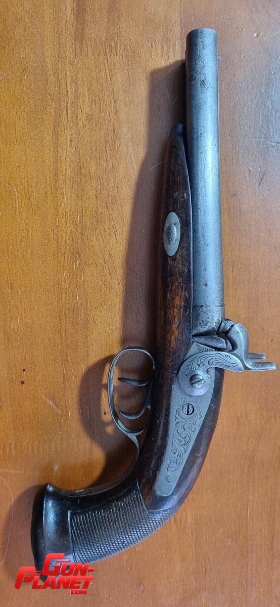  Pistola avancarga 1850 yuxtapuesta 