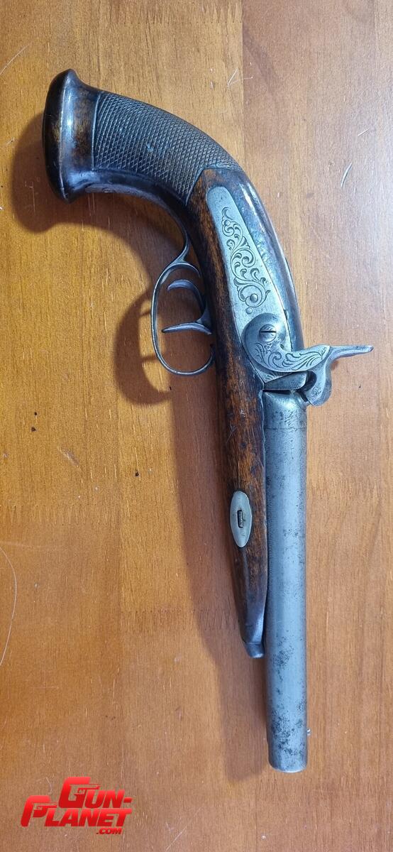  Pistola avancarga 1850 yuxtapuesta 