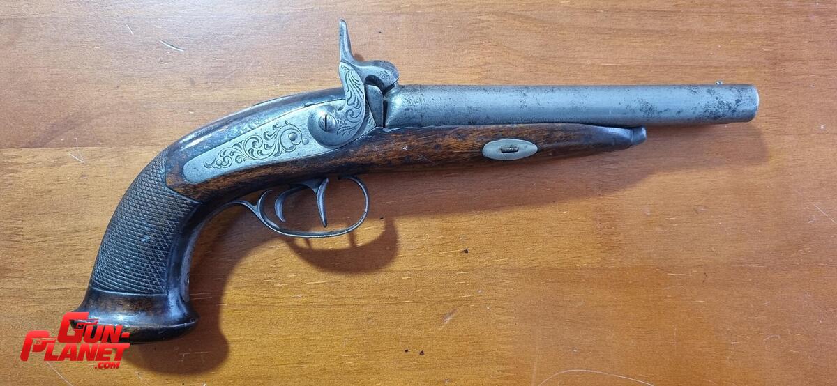  Pistola avancarga 1850 yuxtapuesta 