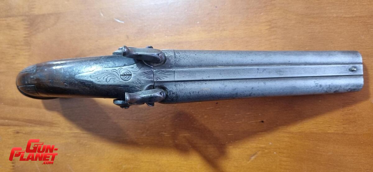  Pistola avancarga 1850 yuxtapuesta 