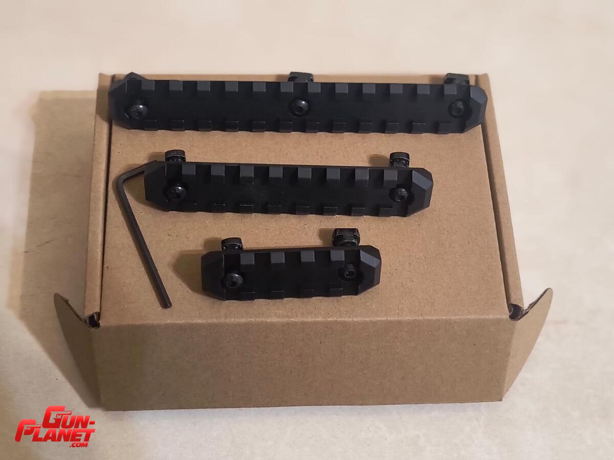  Kit 3 rails picantinny