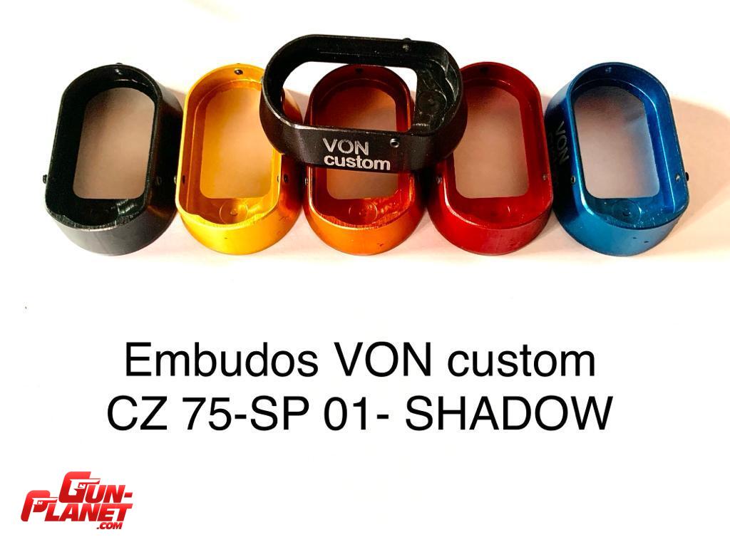 Von Custom  Embudos CZ SP01 SHADOW y 75