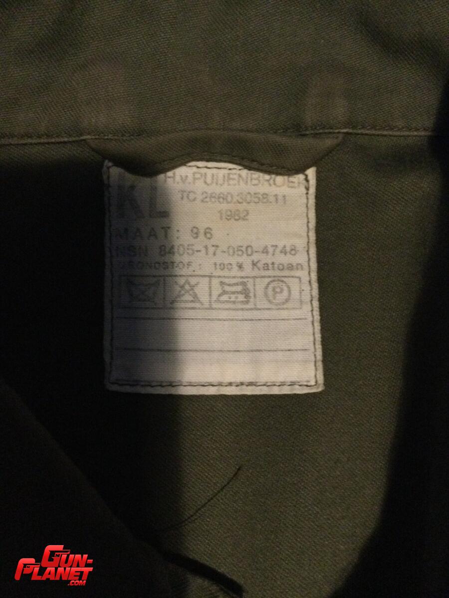  Chaquetilla Ejército Holandes Original Impecable
