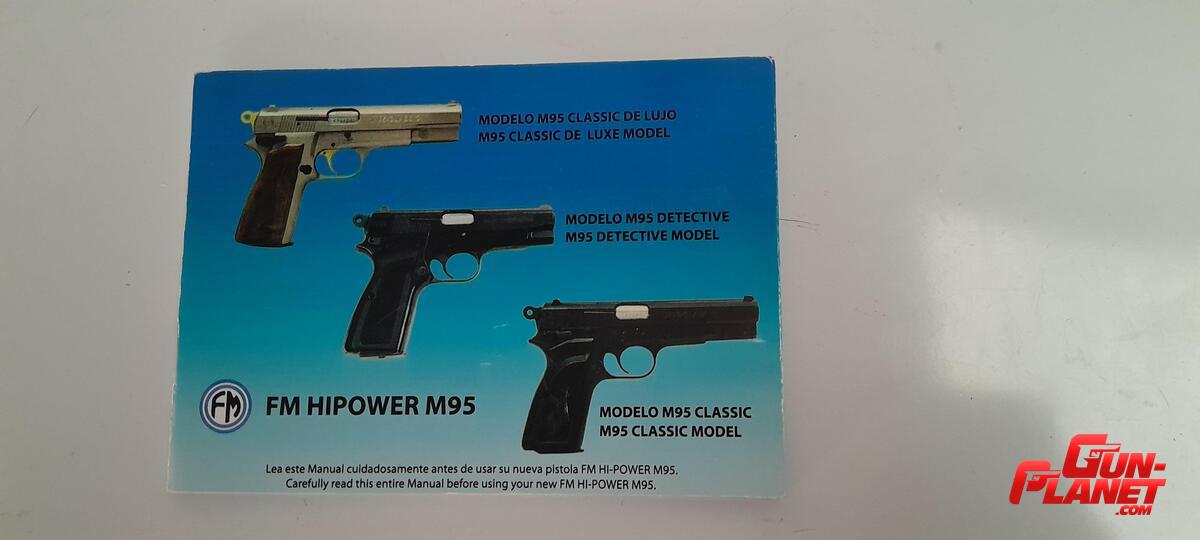  Manual original de pistola FM Browning Hi power
