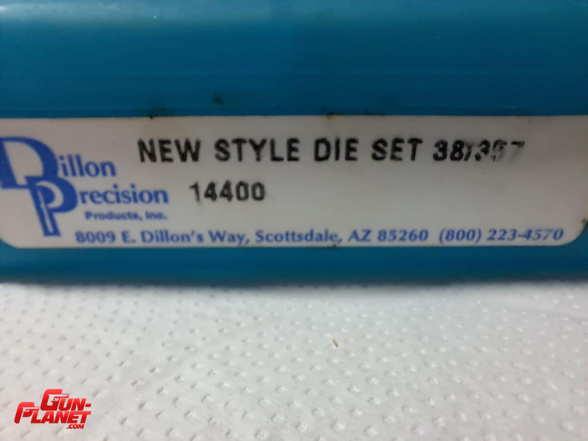 Dillon die set 38/357