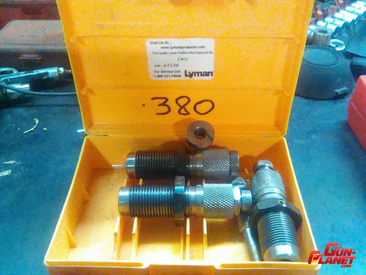 Lyman Multi deluxe dies cal 380 ACP