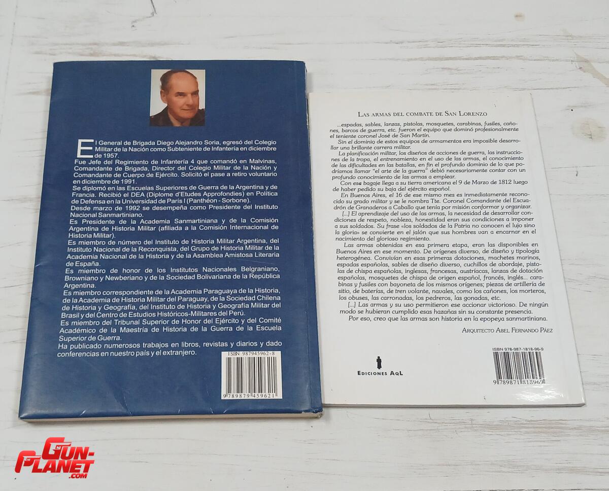  Combo 2 libros Gral. San Martin, Armas y Campañas 
