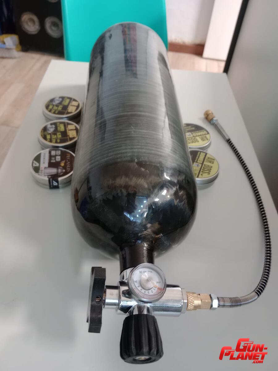  Tanque scuba 6.8 lts fibra de carbono
