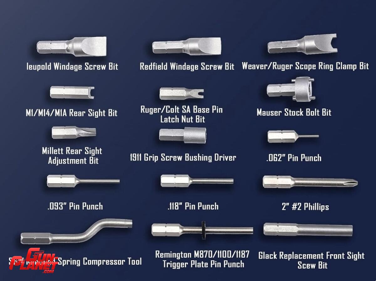  Kit 100% armero, torquimetro + herramientas especiales para armas