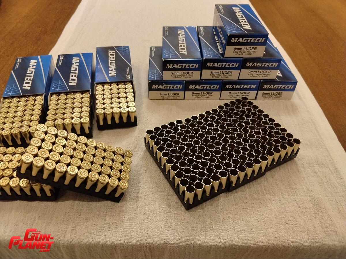 Magtech CBC vainas 9mm x 1000 Cal: 9mm