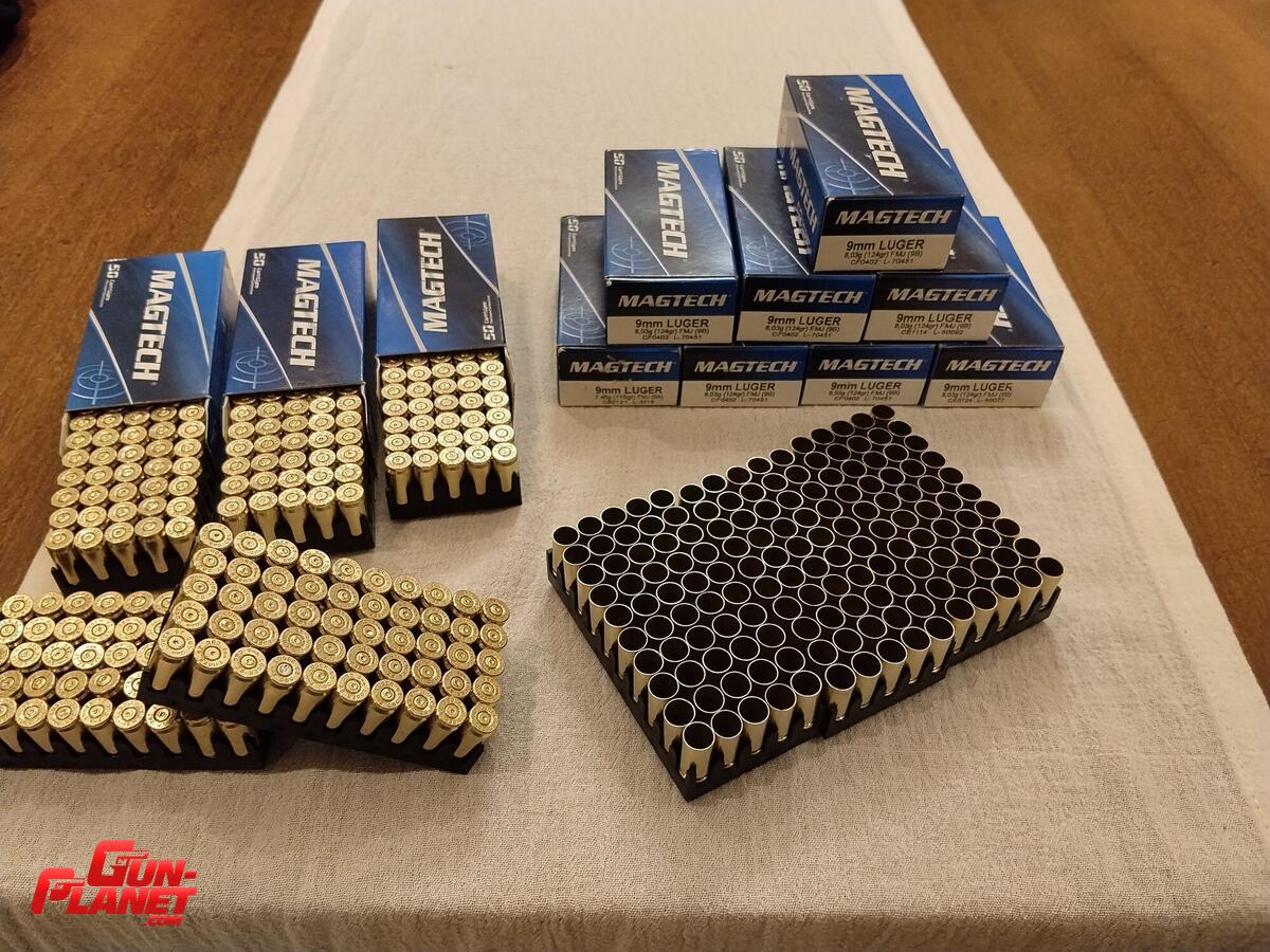 Magtech CBC vainas 9 mm x 250
