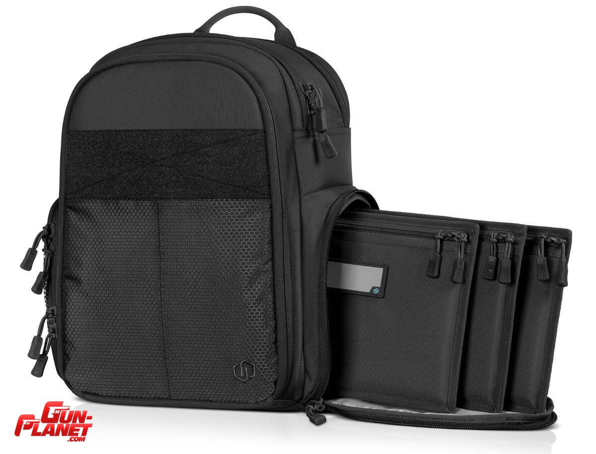 Savior  Equipment SEMA Compact Tactical Range Pistol Backpack w/ 3 Gun Rug Sleeve