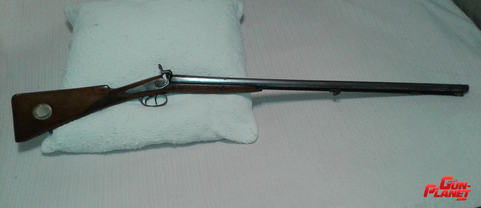  Escopeta belga calibre 15 de avancarga