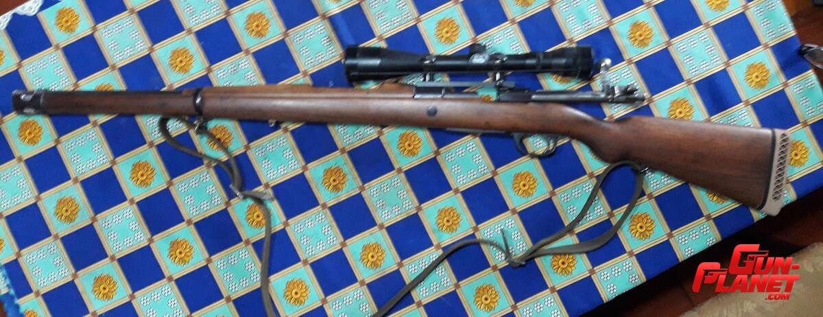 DWM Mauser 1909 Deportivizado Con mira Meopta  6x42  Retículo 4