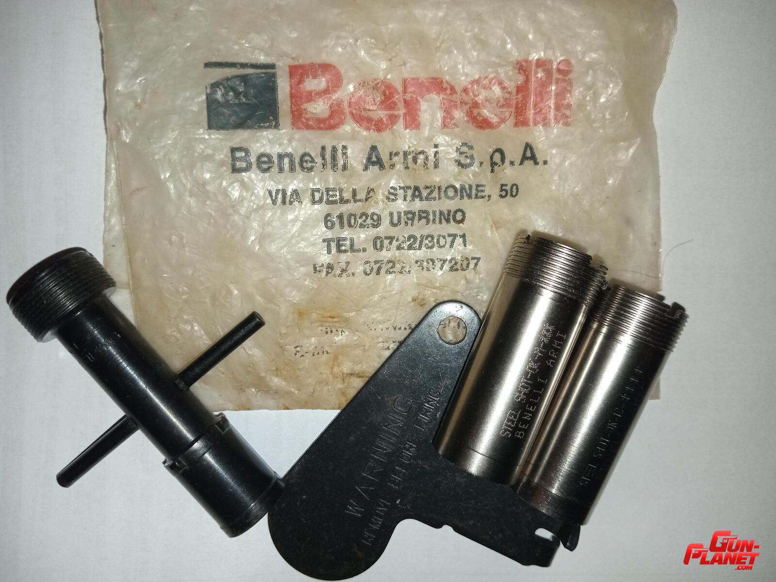 Benelli Chokes y llave