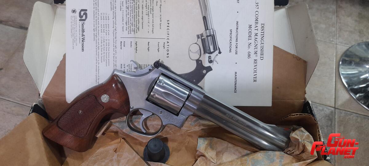 Smith & Wesson 686 (no dash) cal 357 magnum de 6