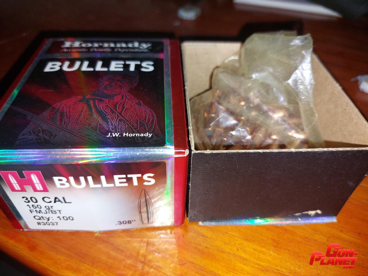 Hornady Puntas cal 30 FMJ  150 grain