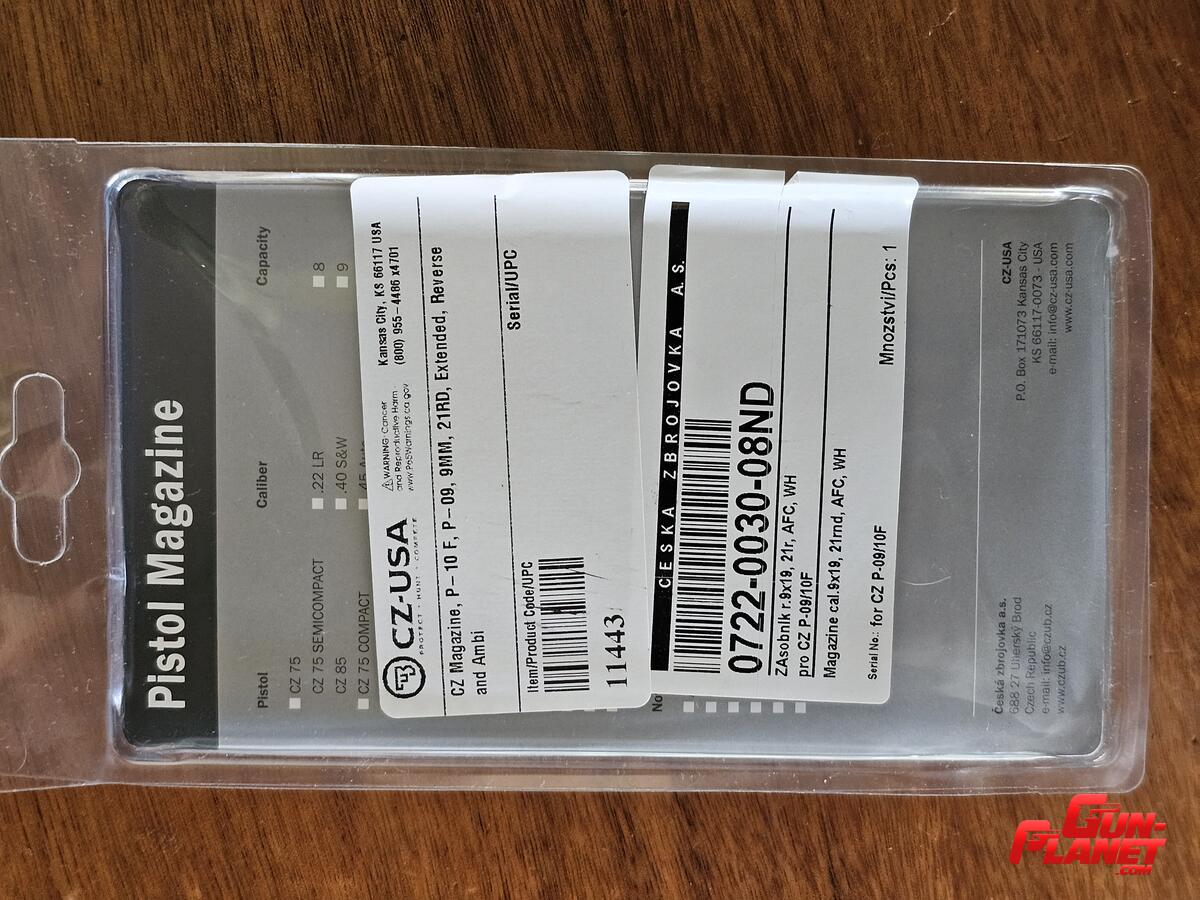 CZ Cargador para P10 y P9