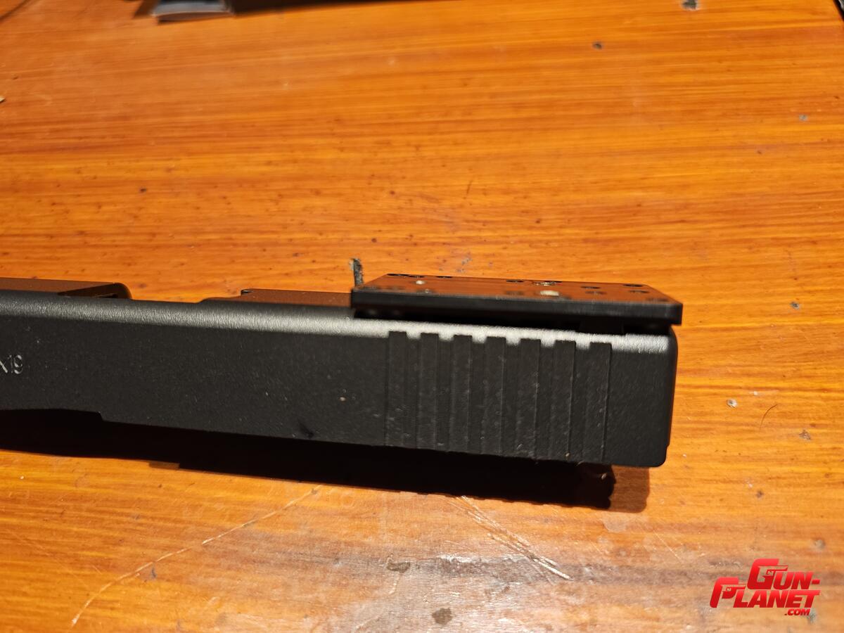 - Placa adaptadora  multiple para pistola glock.   Para miras sig romeo 1, rmr,  holosun