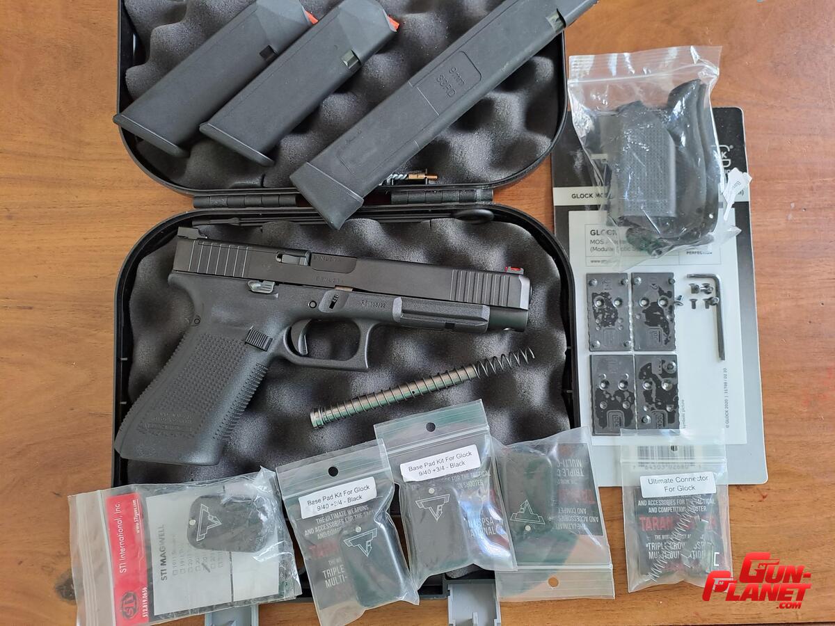 Glock 34 gen 5 cal 9mm con muchísimos extras