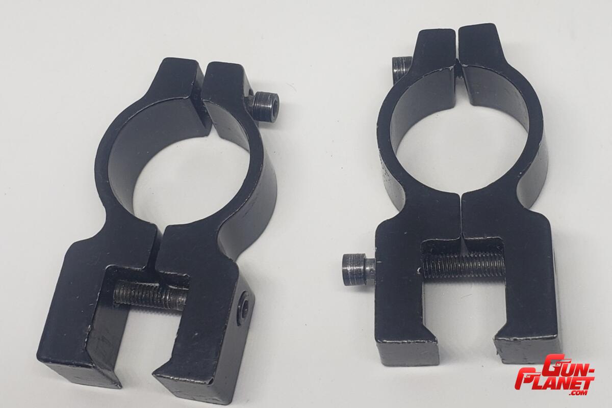  Anillas para mira telescópica, riel de 11mm altura total 60,6 cm, diametro de tubo 25mm todo cerrado y asmite tubo de 30mm