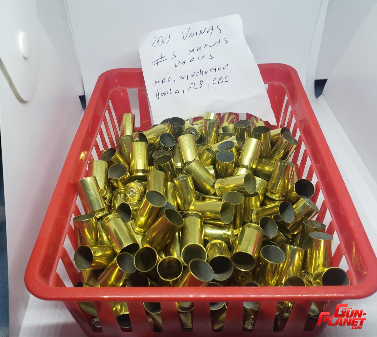  200 Vainas calibre 45 acp