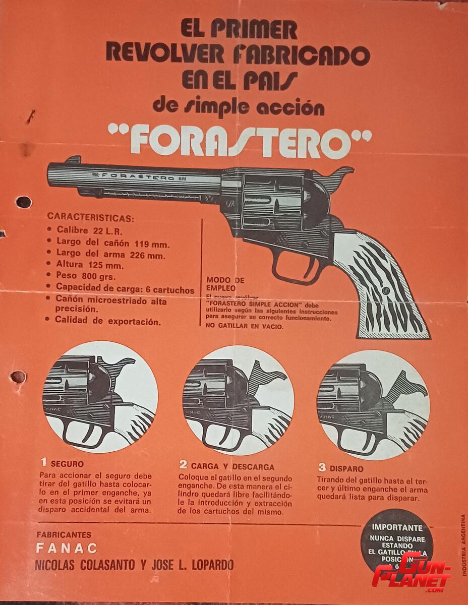 COMPRO Revólver Forastero 22 LR
