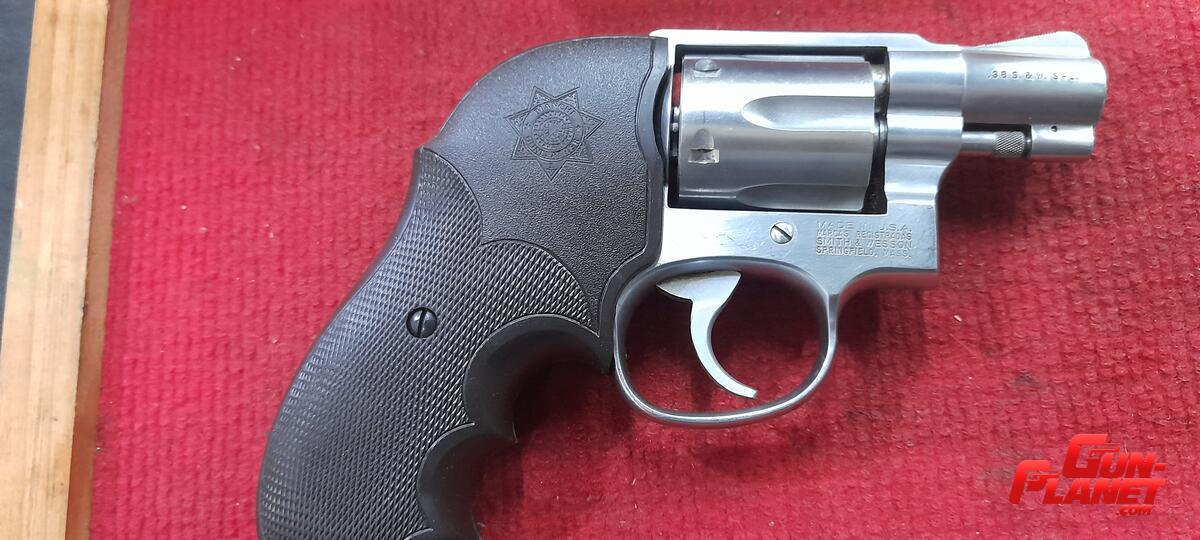  Cachas Bianchi Lightning para S&W armazón K round Butt
