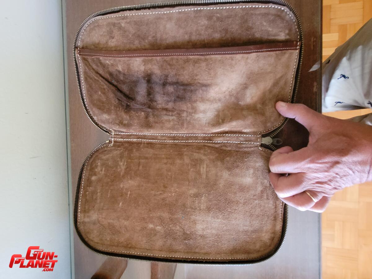  Estuche cuero década del 80
