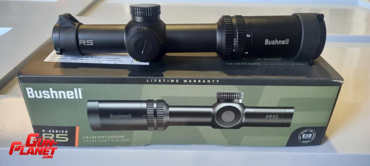 Bushnell R 5 de 1 a 6 x 24 iluminado
