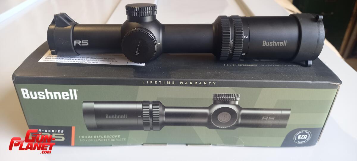Bushnell R 5 de 1 a 6 x 24 iluminado