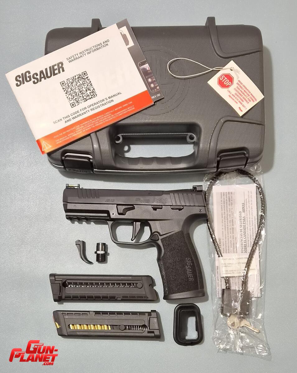Sig Sauer P322 optic ready 22lr