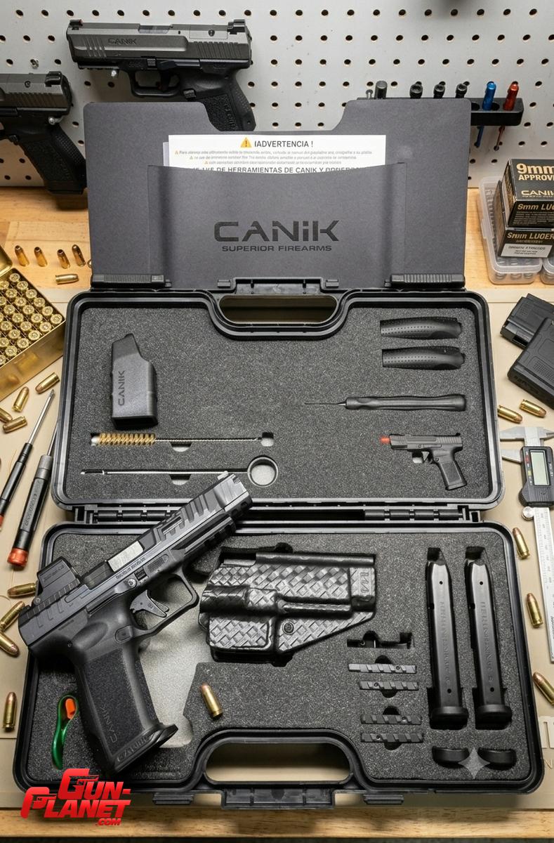 Canik Rival SFX Darkside 3 cargadores + mira punto rojo  Cal: 9mm