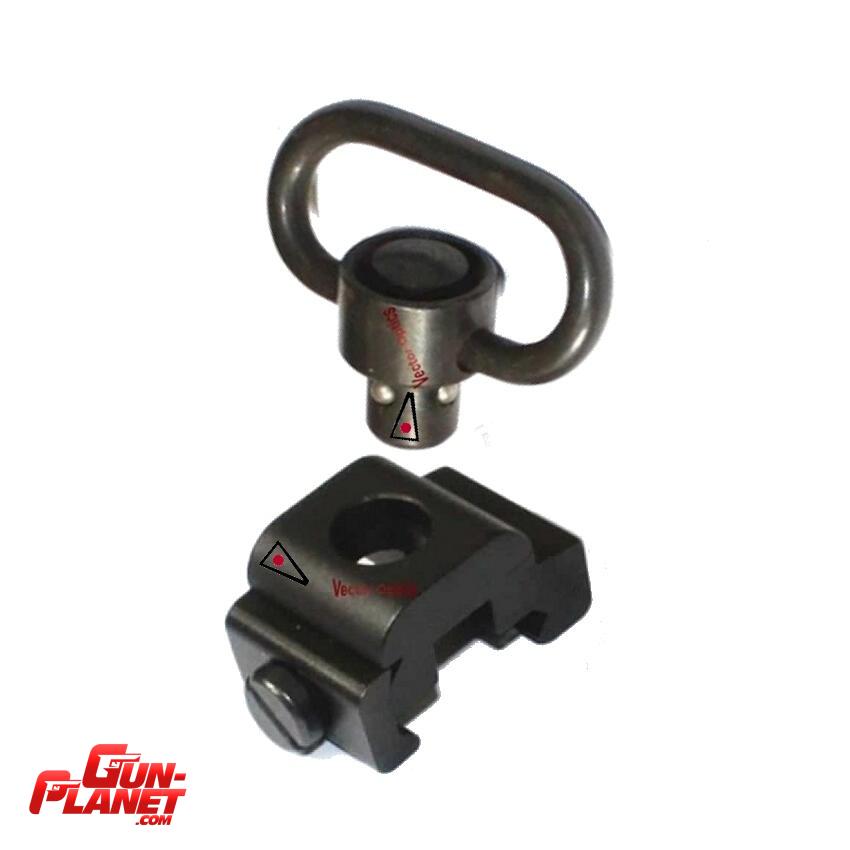 Vector Optics PUERTO RIEL 22mm CLIP ANILLA OVALO (VO)